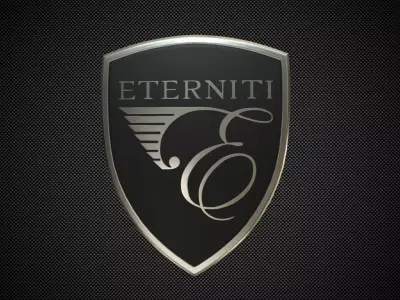 eterniti logo 3D model by 3dlogoman