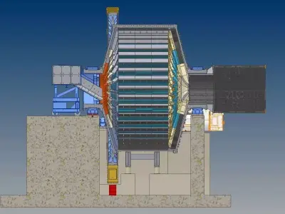  SAG MILL  3D model