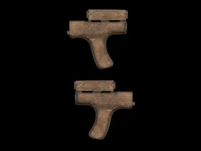  AK - Handguard - Romanian  Low-poly 3D model
