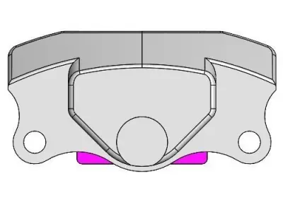 MOTORCYCLE BRAKE CALIPERS 4PIS AND 2 PIS 3D model