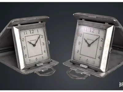 Pocket Watch 2 - Clocks 1900s 3D model