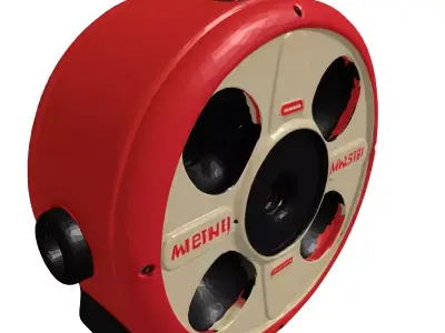 Retro SciFi Audio Speaker Reel 3D model