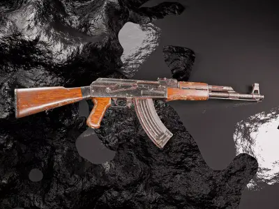 Ak-47 Free 3D model