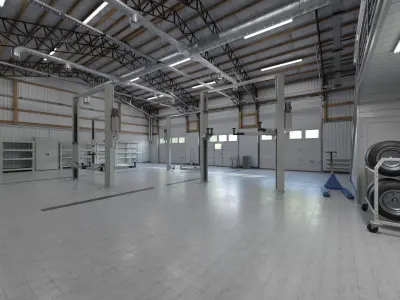 Car Repair Service 3D model
