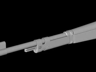 Kar98k two rifles 3D model