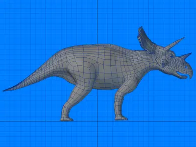 Triceratops Dinosaur 3D model get