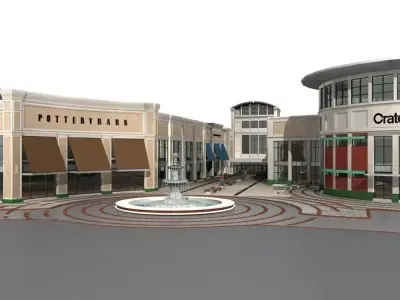 Commercial Building 3D model 85