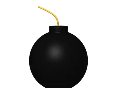 Bomb Cartoon 3D model