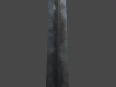 Long sword3 Low-poly 3D model