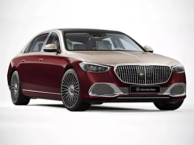 2022 Mercedes-Benz S-Class Maybach 3D model