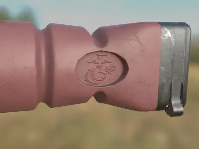 USMC OKC-3S Bayonet 3D model