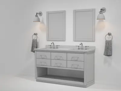 OVE Brookside 60 Fu Yuan Wax Pine 3D model