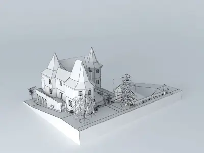 Mini Castle Free 3D model