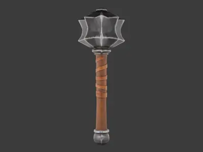 Iron Sentinel Mace 3D model