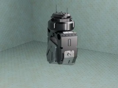 camera dron vol2 scifi planet astro 3D model