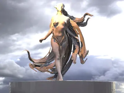 Forest Witch 2  3D model