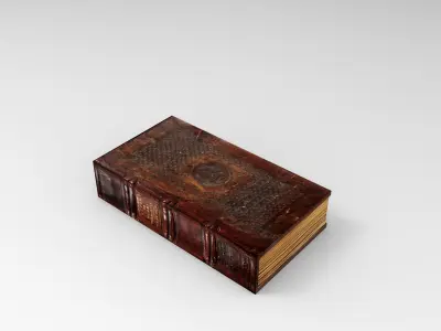 An Old Book  Low-poly 3D model