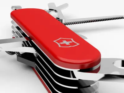 Swiss Army Knife 3D model get