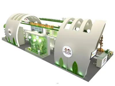 Exhibition - size - 15X6-3DMAX2011-0025 3D model