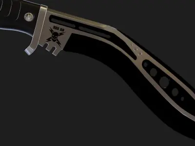 United Cutlery M48 Tactical Kukri  Free 3D model