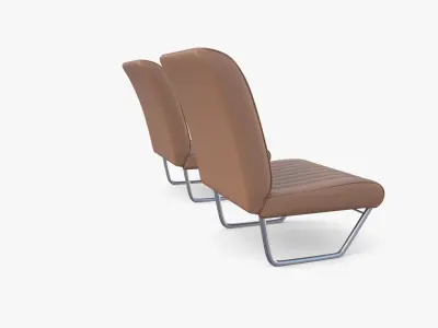 Generic 40s Van Seats 3D model
