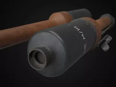 Handgrenade M1918 Low-poly 3D model