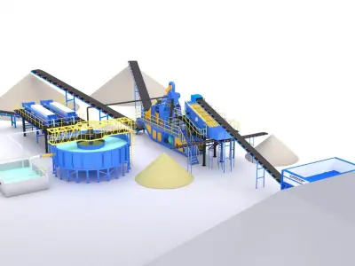 Sand Washing Equipment 3D model