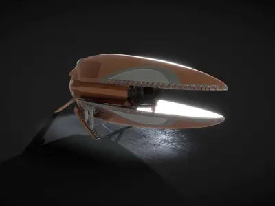 Star Wars - Solar Sail Low-poly 3D model