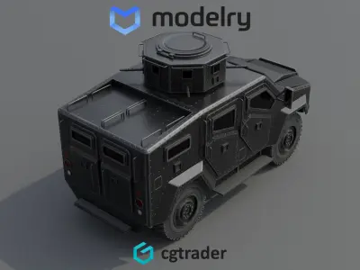 Military JLTV 3D model by OK3D