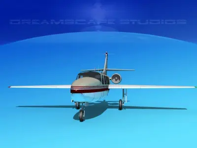 Piper Aerostar FJ-100 Fanjet V10 3D model
