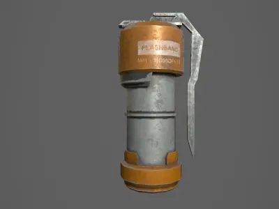 Sci Fi Grenades Low-poly 3D model