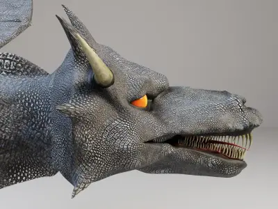 Dragon 3D model 8