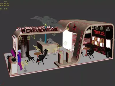 Exhibition - Area - 6X10-3DMAX2010-06 3D model