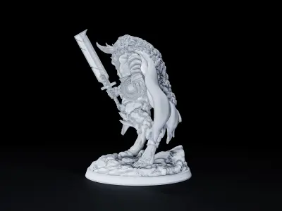 tanarukk warrior v3 3D print model