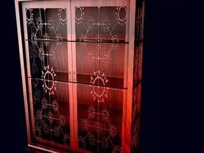 Silver Ware Cabinet 3D model