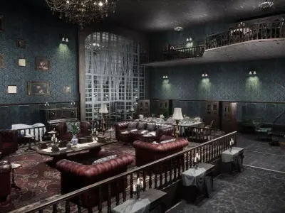 Ravenwood Manor  A Complete Gothic Victorian Mansion Experience 3D model