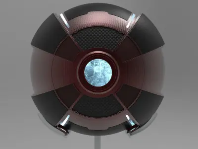 freeze grenade Low-poly 3D model