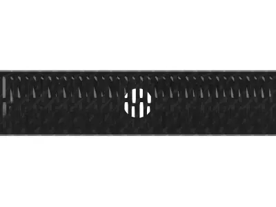 V200 Drain Channel 1000mm Bottom Outlet with Grate 3D model