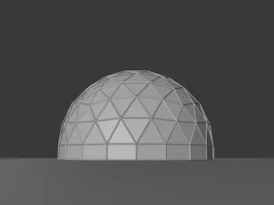 Dome Building 3D model purchase