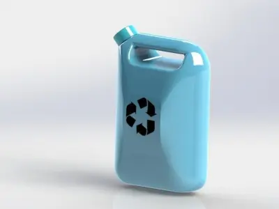 Oil Can Free 3D model buy