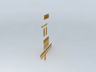 Deck Bench Parts Free 3D model