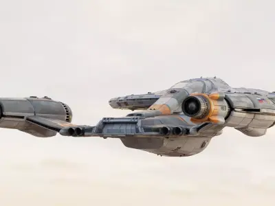 Spaceship KOROLEV Interstellar Class Original Concept Design 3D model
