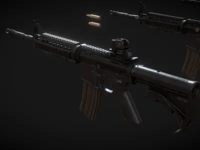  M4A1 carbine 3D model