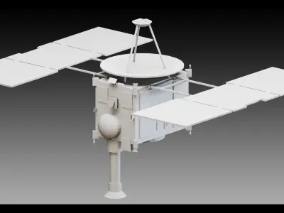 30- Satellite Props- High detail 3d models- Vol 04 Low-poly 3D model