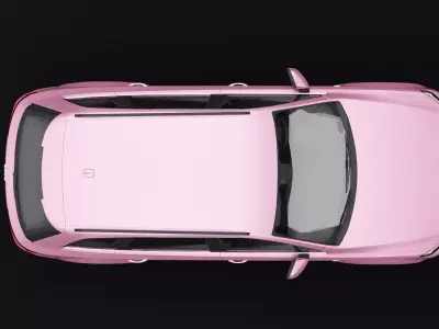 Audi Q7 Tfsi e Pink 3D model