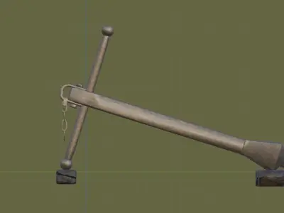 Anchor metal hammer Free 3D model