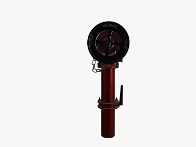 Fire Hydrant Valve 3D model