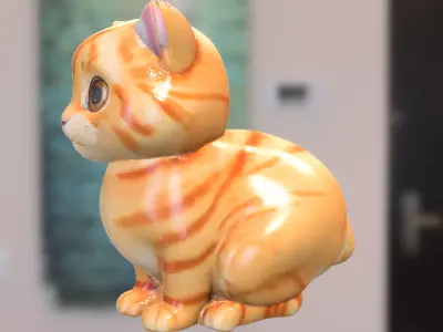 Cartoon Cat 3D model order