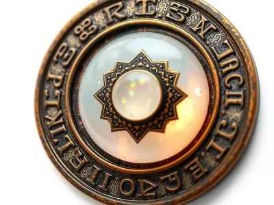 Mystic Rune Amulet model pack Low-poly 3D model