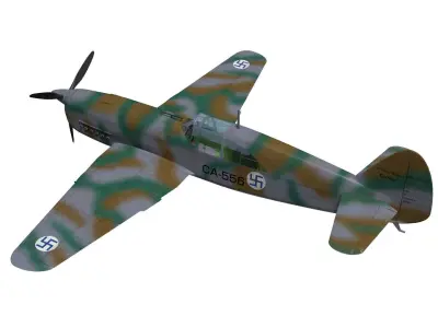 Caudron CR714 3D model purchase